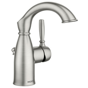 Moen 84144 Sarona 1.2 GPM 1 Hole Bathroom Faucet - Spot Resist Brushed Nickel