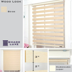 WoodLook Dual Shades - Roller Shades