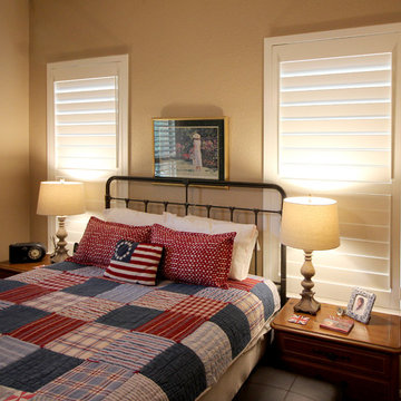 Knotty Alder shutters in Georgetown, Texas