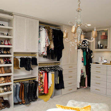Luxurious Transitional Closet