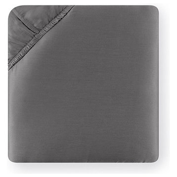 Giotto Fitted Sheets by Sferra, Titanium, Twin XL 39x80x17