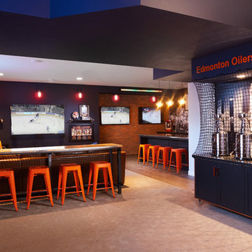 Edmonton Oilers® Fan Cave Coventry Homes - New Castle