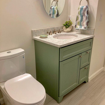 Rockport Residence, first floor guest bath