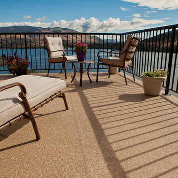 Tufdek Vinyl Decking | Supreme Walnut Installation