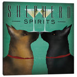 iCanvas - Shepherd Spirits by Ryan Fowler Art Print, 26x26x1.5 (Gallery-Wrapped Canvas) - Great Art Deserves to be on Canvas! Unlike thin posters and paper prints, Giclee canvas artwork offers the texture, look and feel of fine-art paintings. This artwork is crafted in the USA with artist-grade canvas, professionally hand-stretched, and stapled over North American pine-wood bars in Gallery Wrap style; a method utilized by artists to present artwork in galleries. Fade-resistant archival inks guarantee perfect color reproduction that remains vibrant for decades even when exposed to strong light. Add brilliance in color and exceptional detail to your space with this contemporary and uncompromising style!