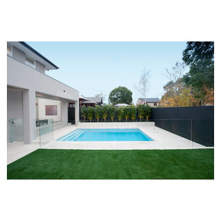 Lambeth Road - Modern - Pool - Melbourne - by Frameless Impressions ...