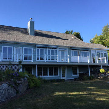 3 Season Addition, Composite Deck and Custom Composite/Stainless Cable Railing