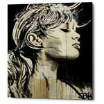 Epic Graffiti - Epic Graffiti "Enchanted" by Loui Jover, Giclee Canvas Wall Art, 20"x24" - "Enchanted" by Loui Jover. Australian artist, Loui Jover, has been making art since childhood and never stopped. His series of ink on vintage book pages has been his go-to; which creates depth and offers a back story for each of his subjects. A perfect addition for any home that needs a chic conversational piece.