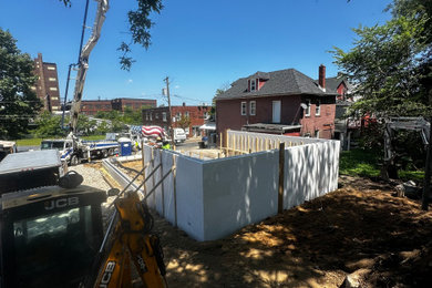 Example of a minimalist home design design in Philadelphia