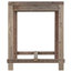 Reclaimed Wood Classic Bar Table, Large