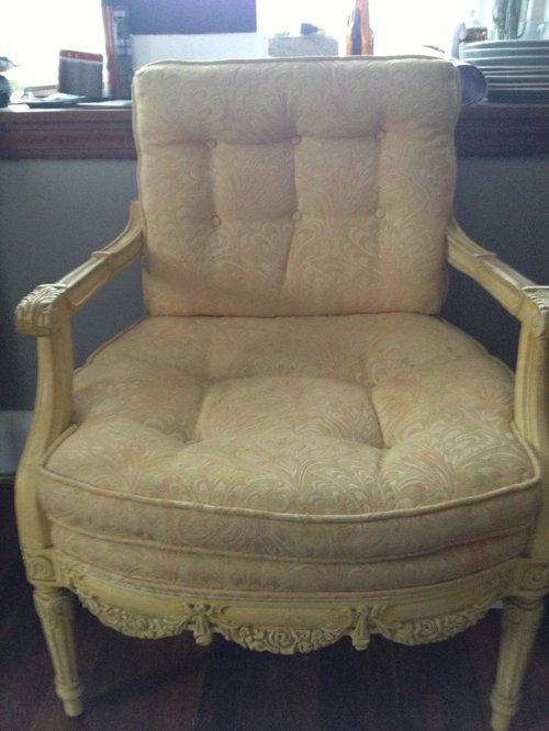 Any idea how much fabric needed to reupholster chair?