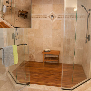 Bathroom and Shower African Teak Wood Mats