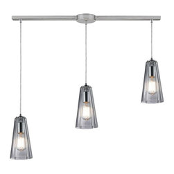 Elk - Menlow Park 3-Light Pendant, Polished Chrome - Pendant Lighting