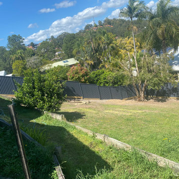 Fence Repair, Before and After