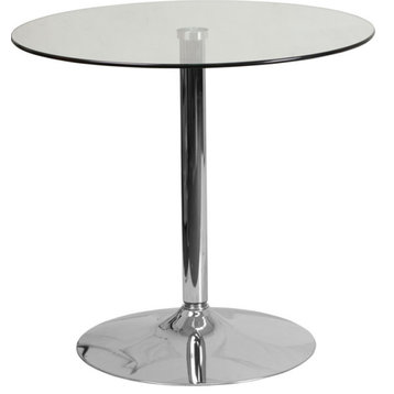 31.5" Round Glass Table