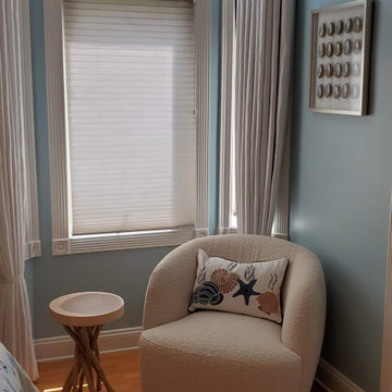 Coastal Guest Bedroom and Bath