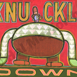 Knuckle Down -  - Limited Edition Humorous Print - Fine Art Prints