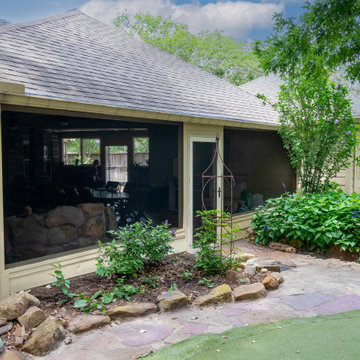 Patio Pond Remodel & Privacy Upgrade in Cypress, TX | Exterior Remodeling