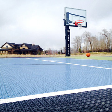 Great looking Backyard Basketball Court For All Sport