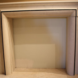 Custom Hand Carved Fireplace - Indoor Fireplaces
