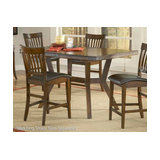Steve Silver Marseille Marble Top 54x54 Counter Height Table - Traditional - Dining Tables - by 