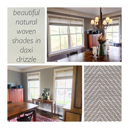 Natural Woven shades - Roman Shades