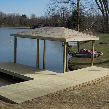 Boat Dock  -  Lake Waynoka Ohio area