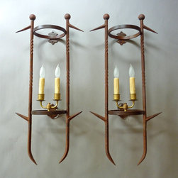 Belgium Rail Sconce - Wall Sconces