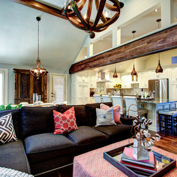 Rustic/Elegant Kitchen & Hearth Space