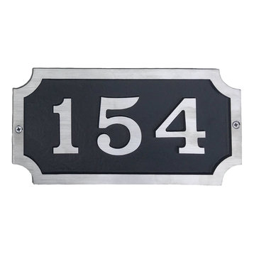 14" Metal Steel "1" ONE ADDRESS NUMBER for House Home VINTAGE NOS Sign Plaque 
