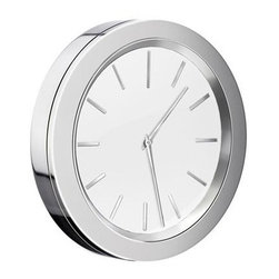 Smedbo TIME Clock 2 1/2" Chrome/White In Gift Box YX3802 - Bath Products