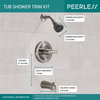 Peerless PTT188753 Pressure Balanced Tub and Shower Trim Package - Brilliance