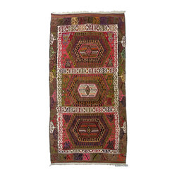 Vintage Sivrihisar Kilim Rug - Area Rugs
