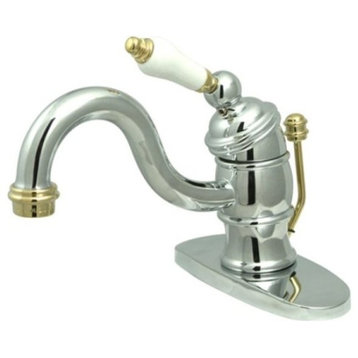 Single Handle 4" Faucet with Retail Pop-up & Optional Deck Plate KB3404PL