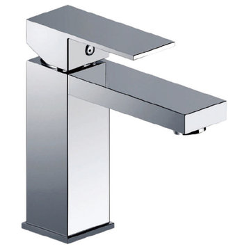 Vanity Art 6 1/2" Height Bathroom Vessel Faucet, Chrome