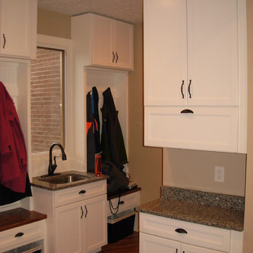 Mudroom and drop off area