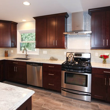 Irish Influenced Transitional Kitchen