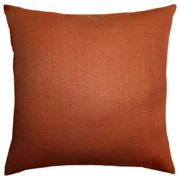 The Pillow Collection Orange Viveros Throw Pillow, 20"