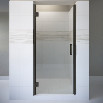 Miseno MSDSWY3076CL Sway 76"H x 30"W Hinged Frameless Shower Door - Oil Rubbed