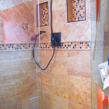 Eclectic Titled Bath