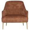 Cameron Lounge Chair, Nono Rust