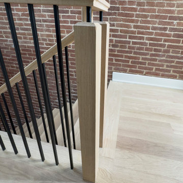 Project #145 | Modern Staircase Renovation in Victorian Townhouse