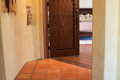 Inspiration for a mediterranean bedroom remodel in Phoenix