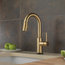 Delta Trinsic Pull-Down Bar/Prep Faucet, Touch2O Technology, Champagne Bronze