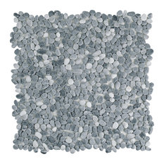 Pebblini 12-1/4" x 12-1/4" Pebble Stone Mosaic Tile