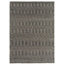 Sloan Sloan Black Rectangle Modern Rug 160x230cm