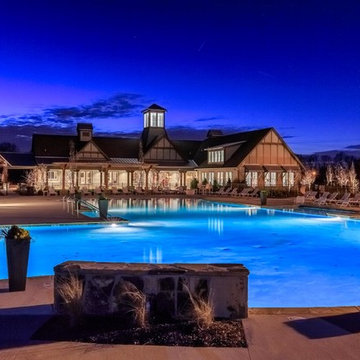 Twilight Pool Area - Jackson Hills Amenities Center