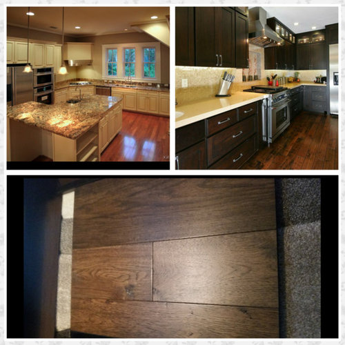 Off White Or Dark Kitchen Cabinets Hardwood Floor Is A