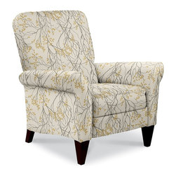 Haven High Leg Recliner by La-Z-Boy shown in Marigold - Products