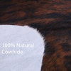 Tricolor Natural Cowhide Rug 6' 0" X 6' 0" C2049